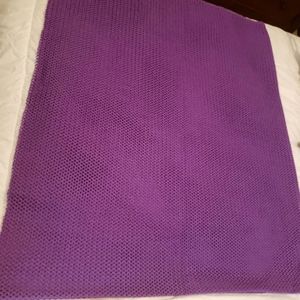 Purple mesh fabric by the yard